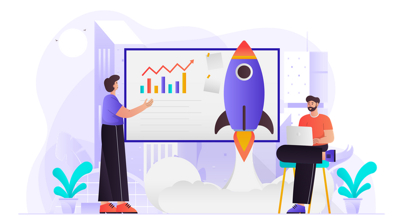 Startup Planning  Illustration