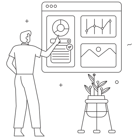 Startup-Suchdaten  Illustration