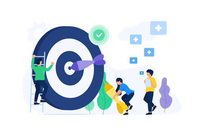 Startup target  Illustration