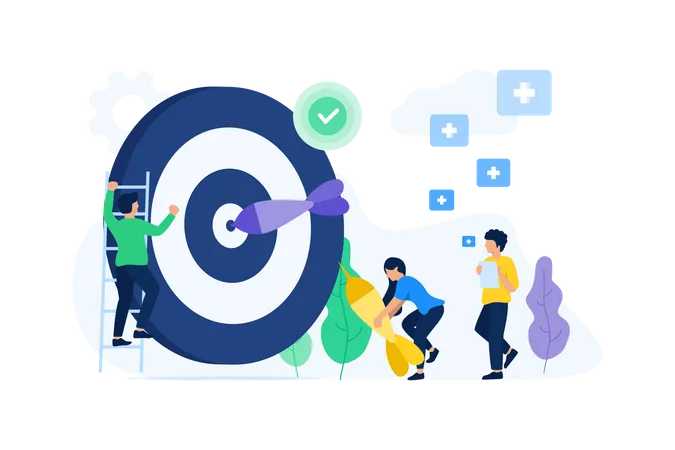 Startup target  Illustration