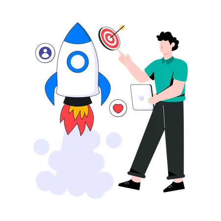 Startup Target  Illustration