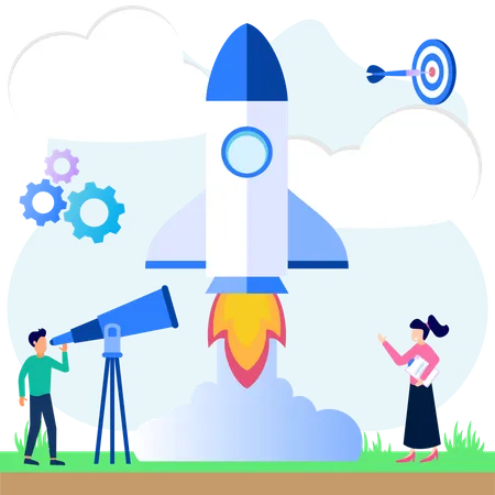 Startup Target  Illustration