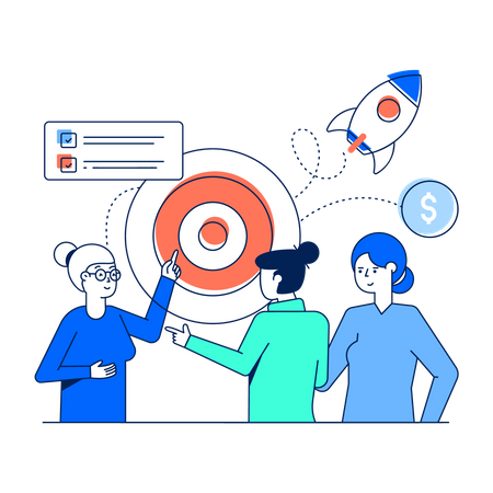 Startup Target  Illustration