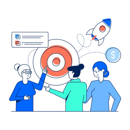 Startup Target  Illustration