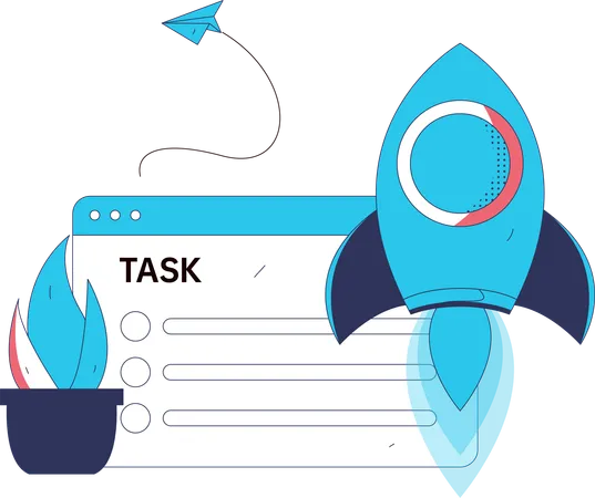 Startup task  Illustration