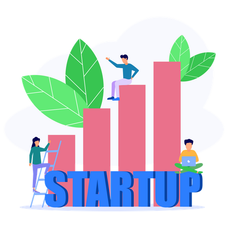 Startup-Team  Illustration