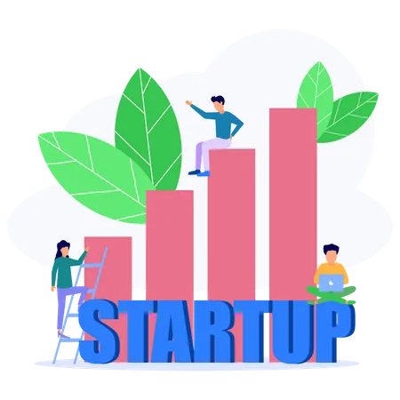 Startup-Team  Illustration