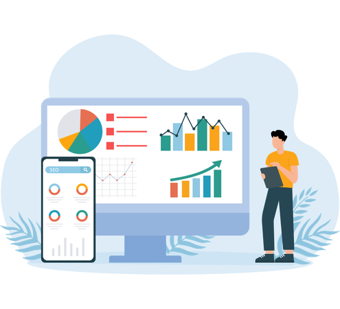 Statistical Analytics shared in meeting  Illustration