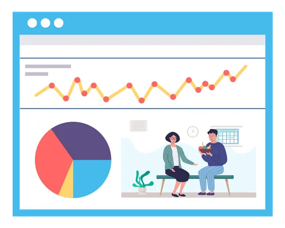 Statistics of illnesses  Illustration