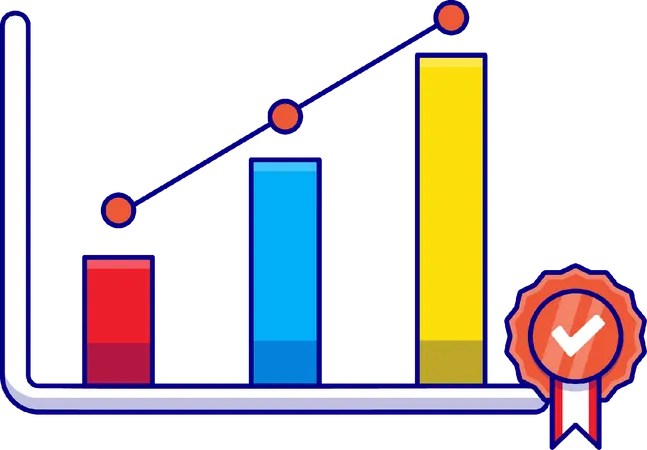 Récompense statistique d'investissement  Illustration