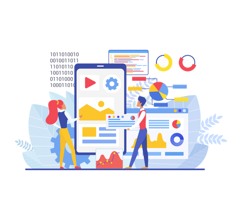 Statistiques commerciales  Illustration
