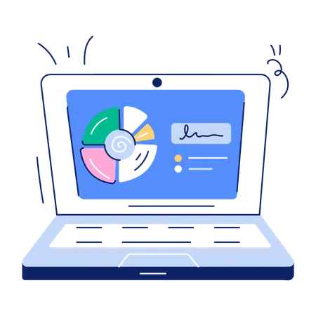 Statistiques en ligne  Illustration