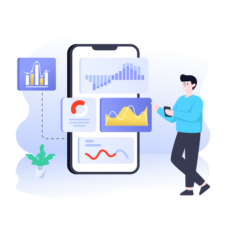 Statistische Analyse  Illustration