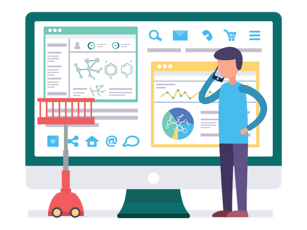 Statistische Analyse  Illustration