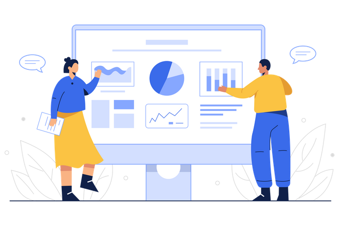 Statistische Datenanalyse  Illustration