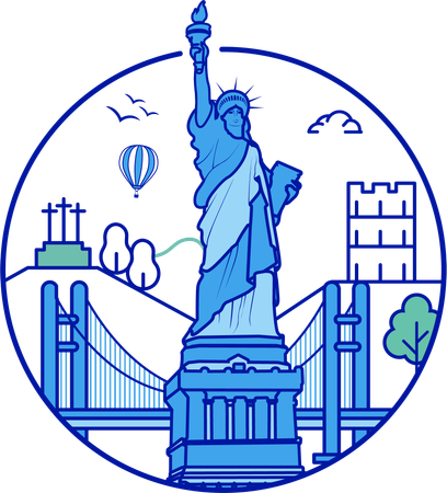 Statue of Liberty  Illustration