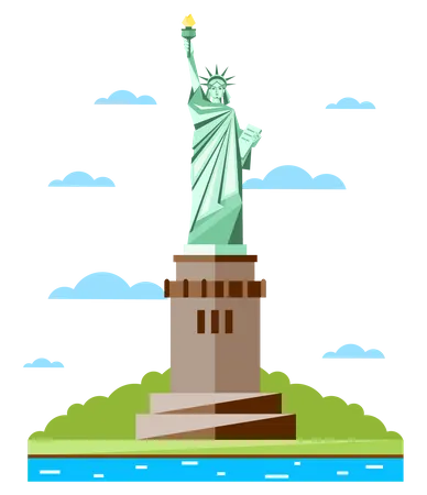 Statue Of Liberty  Illustration
