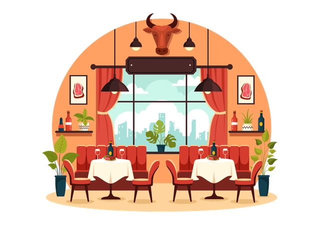 Steakhouse  Illustration