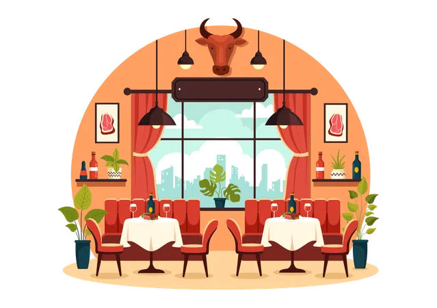 Steakhouse  Illustration