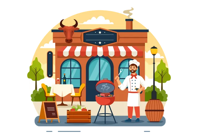 Steakhouse  Illustration