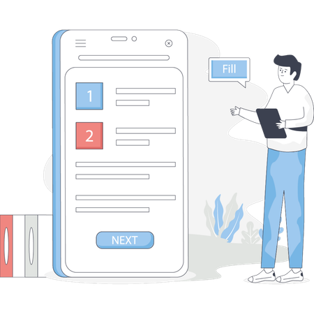Step-by-step guide on creating an effective landing page for your app featuring design tips and best practices  Illustration