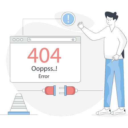 Steps to fix a 404 error in WordPress featuring a computer screen with error message and troubleshooting tips  Illustration