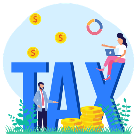 Steuer  Illustration