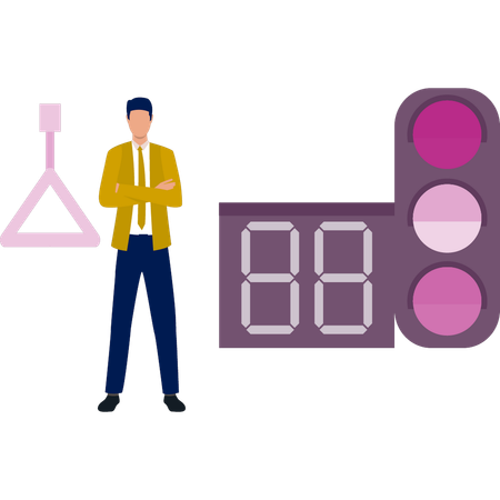 Steuerung von Ampelanlagen  Illustration