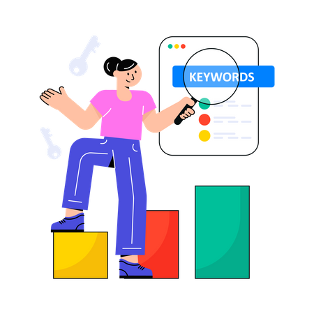 Keyword-Ranking  Illustration