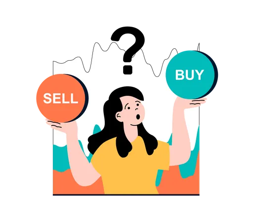 Stock buy or sell confusion  Illustration