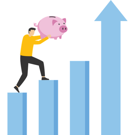 Actions de croissance  Illustration