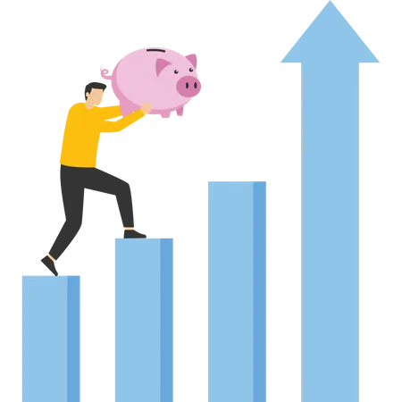 Actions de croissance  Illustration