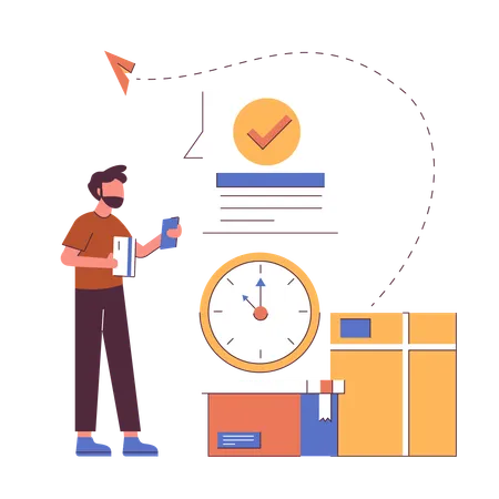 Stock investment order  Illustration