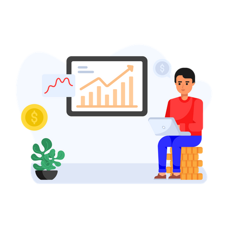 Stock Market Analysis  Illustration