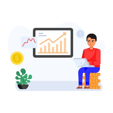 Stock Market Analysis  Illustration