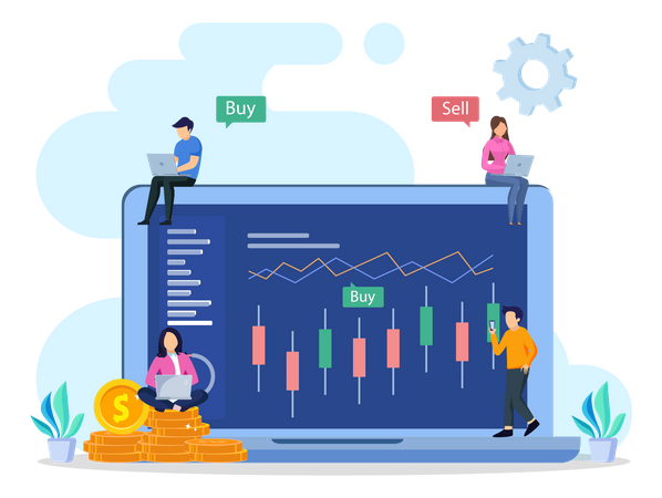 Stock Market Analysis  Illustration