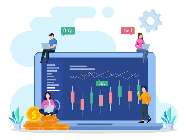 Stock Market Analysis  Illustration