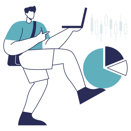 Stock Market Analysis  Illustration