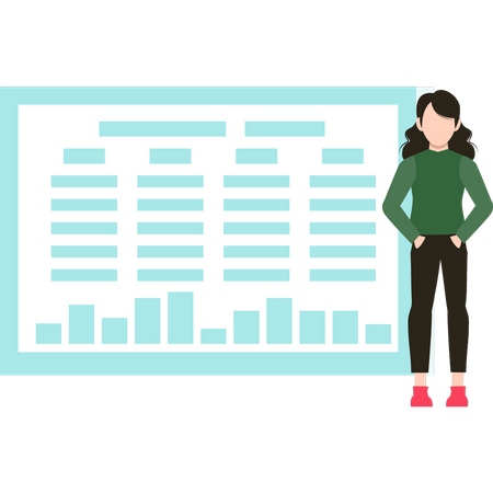 Stock market analysis  Illustration