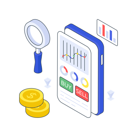 Stock Market Analysis  Illustration