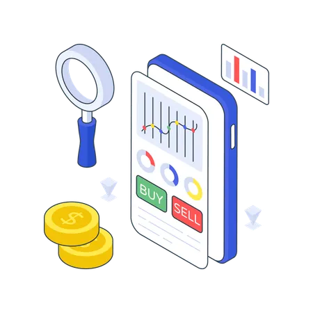 Stock Market Analysis  Illustration