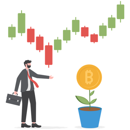 Stock market analysis  Illustration