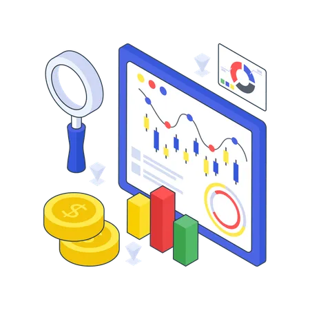 Stock Market Analysis  Illustration