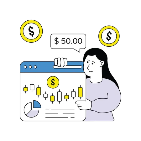 Stock Market analysis  Illustration