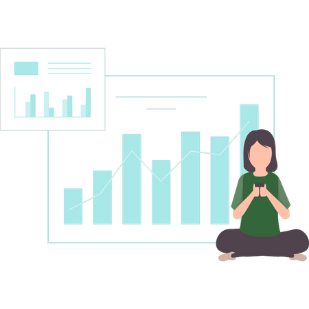 Stock market analytics  Illustration