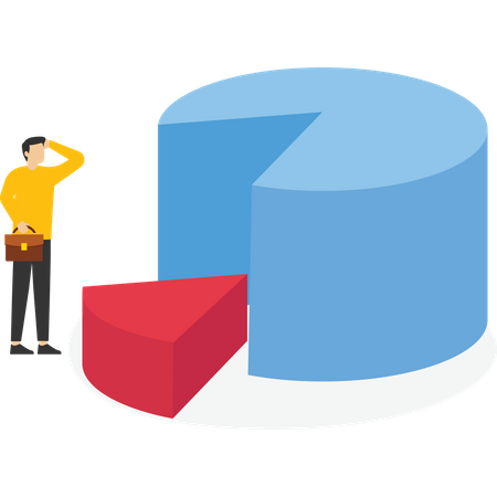 Stock market crash  Illustration