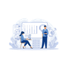 illustration for stock market data