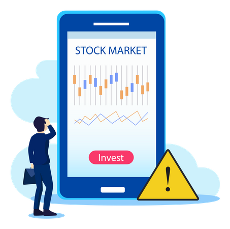 Stock Market Investing  Illustration