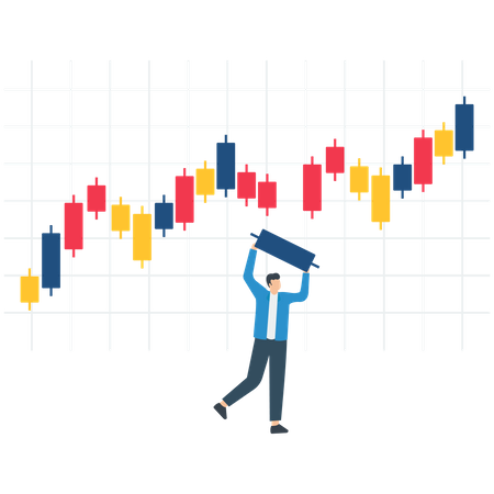 Stock market manipulation  Illustration