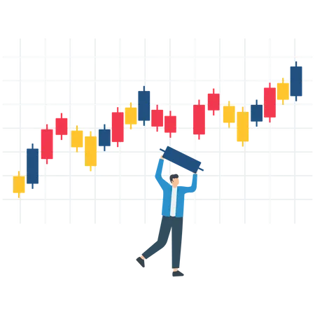 Stock market manipulation  Illustration